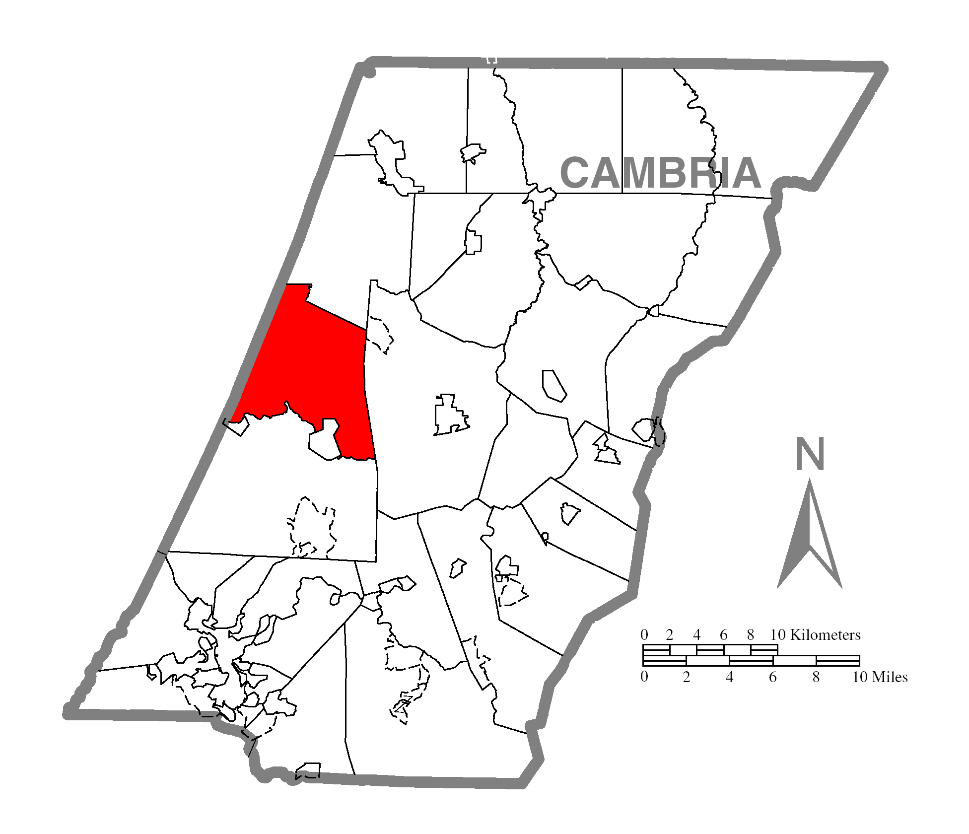File Map of Blacklick Township, Cambria County, Pennsylvania