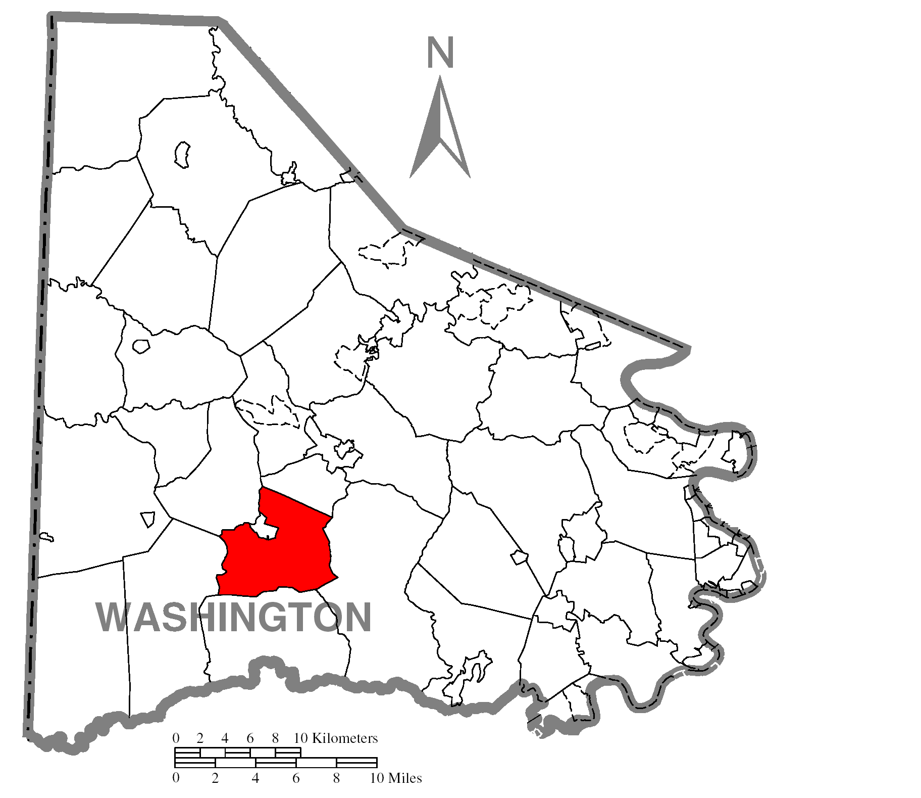 FileMap of South Franklin Township, Washington County, Pennsylvania