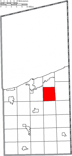 Location of Sheffield Township in Ashtabula County