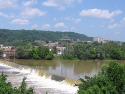 View of Beaver Falls, from the borough of New Brighton.
