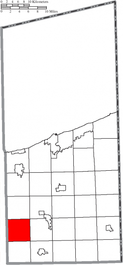 Location of Hartsgrove Township in Ashtabula County