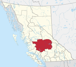 Location in British Columbia