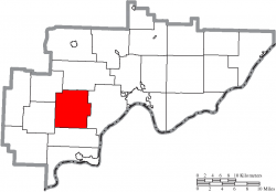 Location of Barlow Township in Washington County