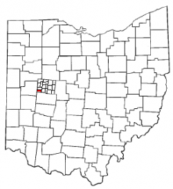 Location of Miami Township in Ohio