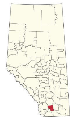 Location of Lethbridge County