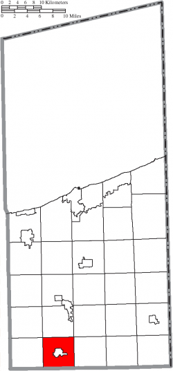 Location of Orwell Township in Ashtabula County