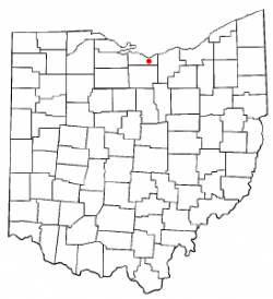 Location of Berlin Heights, Ohio