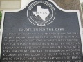 "Courthouse under the Oaks" historical marker, Athens, TX IMG 0577.JPG