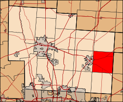 Location of Trenton Township in Delaware County