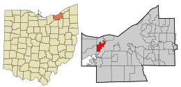 Location in Cuyahoga County and the U.S. state of Ohio.
