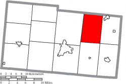Location of Wayne Township in Champaign County