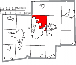 Location of Plain Township in Stark County