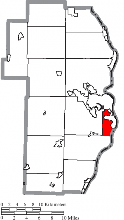 Location of Steubenville Township in Jefferson County