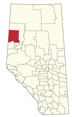 Location of Clear Hills County
