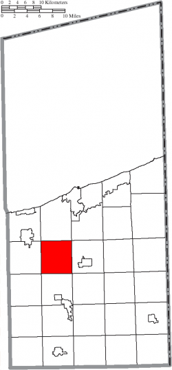 Location of Austinburg Township in Ashtabula County