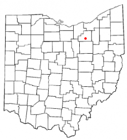 Location of Chippewa Lake, Ohio