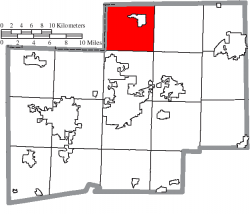 Location of Lake Township in Stark County
