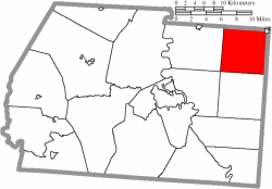 Location of Colerain Township in Ross County
