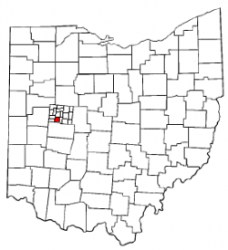 Location of Union Township in Ohio