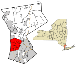 Location of Greenburgh, New York