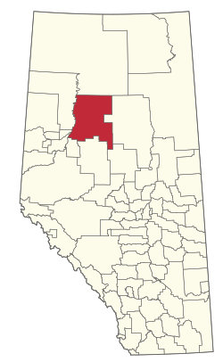 Location of Northern Sunrise County