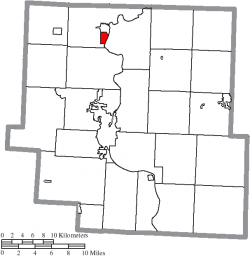 Location of Jefferson Township in Muskingum County