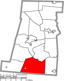 Location of Range Township in Madison County