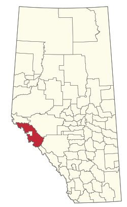 Location of Improvement District No. 12(Jasper National Park)