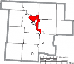 Location of Morgan Township in Morgan County