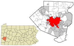 Location within Allegheny County Template:Maplink