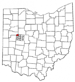 Location of Stokes Township in Ohio