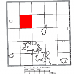 Location of Bristol Township in Trumbull County