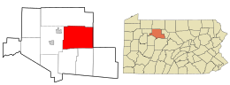 Location in Elk County and the U.S. state of Pennsylvania.