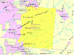 Detailed map of Hamilton Township