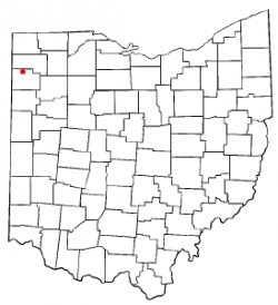 Location of Cecil, Ohio