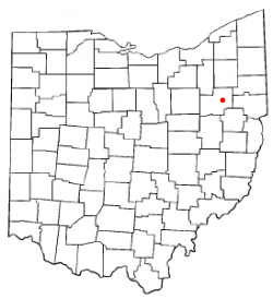 Location of Louisville, Ohio