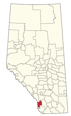 Location of Ranchland No. 66