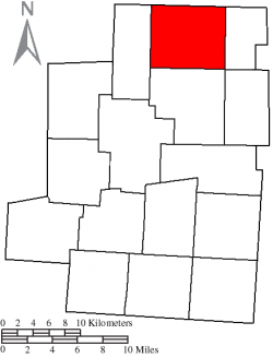 Location of North Bloomfield Township in Morrow County