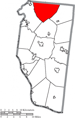 Location of Goshen Township in Clermont County