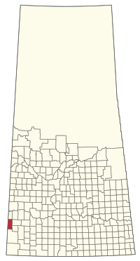 Location of the RM of Enterprise No. 142 in Saskatchewan