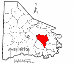 Location of Somerset Township in Washington County