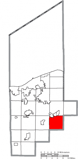Location of Grafton Township in Lorain County