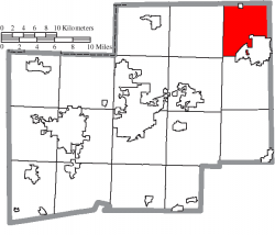 Location of Lexington Township in Stark County