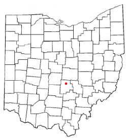 Location of Baltimore, Ohio