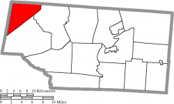 Location of Perry Township in Pike County