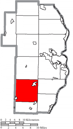 Location of Smithfield Township in Jefferson County