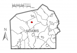Location in Pennsylvania
