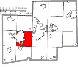 Location of Perry Township in Stark County