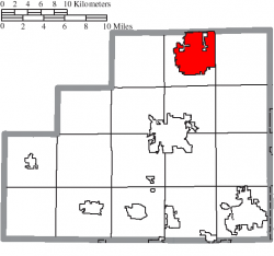 Location of Brunswick in Medina County