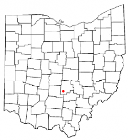 Location of Amanda in Ohio